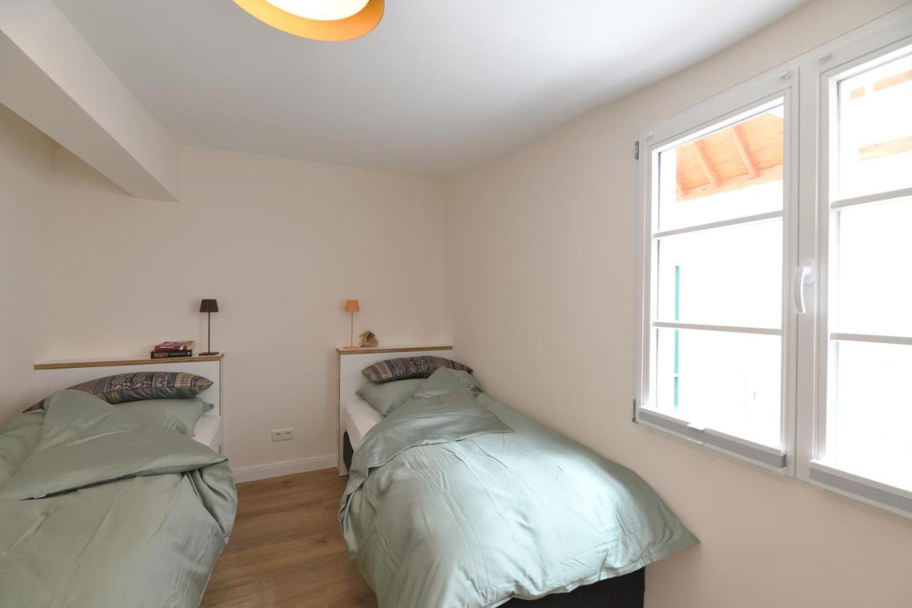 Das Schiefe Haus- Wohnung "Nibelungen" Heppenheim  ภายนอก รูปภาพ